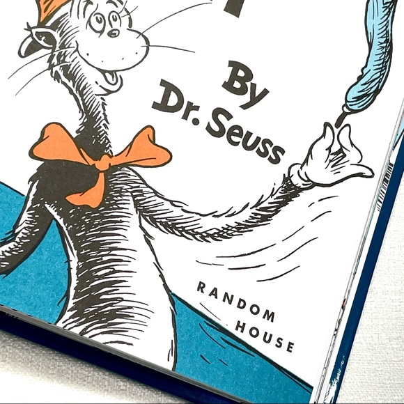 The Cat In The Hat Hardcover Book Dr. Seuss Illustrated Beginner Children’s Book - Picture 13 of 13